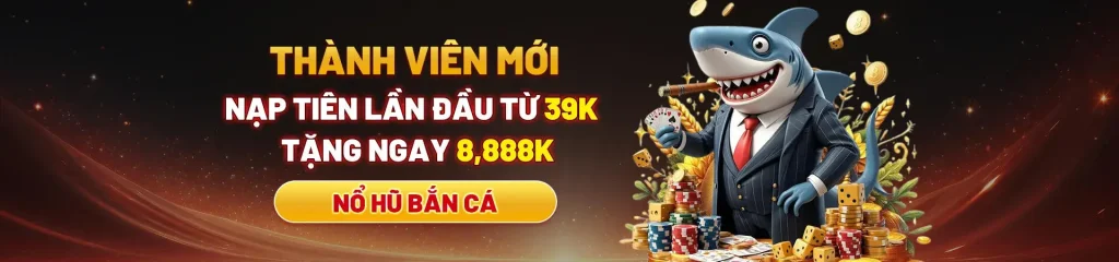 Thành viên mới nạp nhận quà trên trang 39bet34